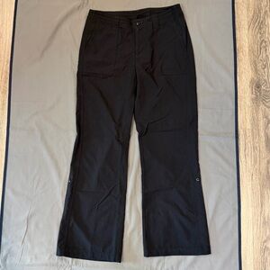 Patagonia Inter-Continental Pants Black Hiking Travel Stretch Roll-up Size 8